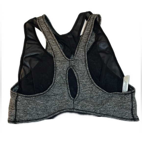 Free People Movement High Neck Mesh Layered Sports Bra Sz S - Picture 2 of 7